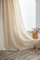 iyoimono Boho Vorhänge 2er Set Beige Vintage Vorhänge Landhausstil Häkeln Stricken Gardinen,Baumwolle Leinen Quaste Transluzente Verdunklung Gardinen für Küche Wohnzimmer Schlafzimmer,B150×H240cm