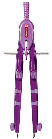 PARTY DISCOUNT NEU BRUNNEN Schnellverstell-Zirkel Tasten violett Ø370m