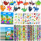 HEAWAA 44 Stück Dinosaurier Party Mitgebsel Kindergeburtstag, Party Gastgeschenke Set mit Schlüsselanhänger Schnapparmbänder Geschenktüten Tattoo Aufkleber für Kinder Jungen Mädchen Geburtstagsdeko
