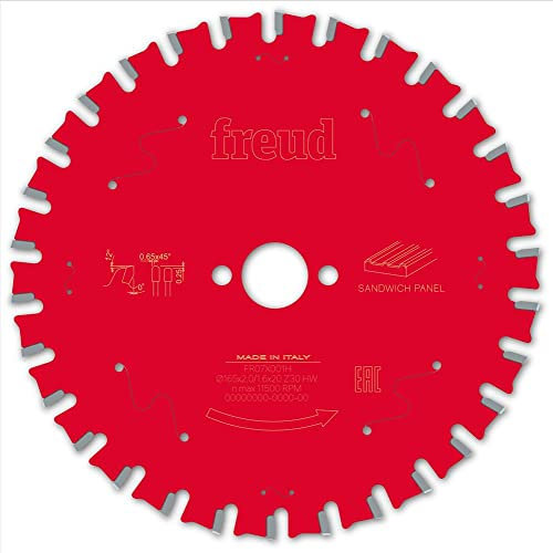 Freud Sandwich Panel Saw Blade 165mm x 20mm 30T Corded
