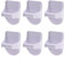 MOROBOR 6pcs Wall Mount Spray Bottle Hooks, Adhesive Spray Bottle Hanger, Spray Bottle Rack Holder for Cabinet Kitchen Bathroom