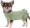ALAGIRLS Dicker Atmungsaktiver Fleece Hundepullover Katzenkleidung, Weicher Strickpullover für Katze Chihuahua Dackel, Winter Warm Haustier Outfit Bekleidung, SageGreen XXL
