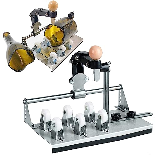 PARFCO Glass Bottle Cutter DIY Bottle Neck Square Bottle Wine Bottle Cutter, Cutting Bottle Thickness: 2-8MM, DIY Glass Cutter Kit for All Shapes And Different Angles Beer, Whiskey, Wine