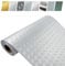 DecoMeister Papel Autoadhesivo Plata Para Armarios Lámina Adhesiva Efecto Chapa Metálica Mate Para Cocina Muebles Vinilo Decorativo Para Puertas Paredes Película Para Forrar En Rollo 45 x 100 cm