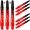 Harrows Darts 3 x Sets of Carbon 360 Dart Stems - 9 Dart Shafts in Total - Medium, Midi & Short (Rot, Midi)