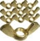M4 Solid Brass Wing Nuts DIN315 (Pack of 10)