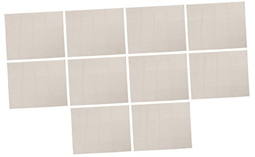 Operitacx 10hojas Lote De Lienzos Para Pintura Al Óleo De Pintura De Algodón Para Artistas y Estudiantes Superficie Lisa Para Óleo