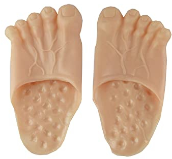 Lambo Riesige Füße Hausschuhe, Unisex Erwachsene Hobbit Hausschuhe, Halloween Giant Feet Slippers, Lustige Big Foot Cosplay Schuhe, Für Kostüm Maskerade