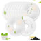 Filtre Fontaine pour Chat, 8 Filtres de Rechange pour Cat Water Fountain Filtre Fontaine pour Chat et Charbon Actif Résine échangeuse d'ions pour Chats et Chiens pour 3L Fleurs Fontaine pour Chat
