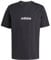 adidas Herren Essentials LINEAR Single Jersey Tee, Black/White, XXL