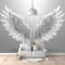 Benutzerdefinierte 3D-Tapete Großes Wandbild 3d Engel FlüGel Cafe Restaurant Thema Hotel Hintergrund Wandbild Tapete 400 (B) x 280 (H) cm