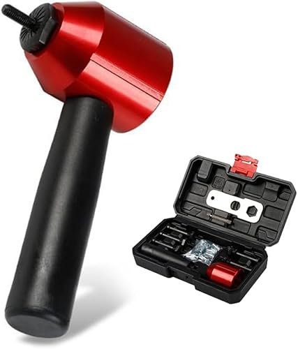 Weytoll Convertidor de tuercas de remache, herramienta de remachado de tuercas, Kit adaptador de tuercas de remache inalámbrico, M3-M8 métrico, juego de herramientas de conversión de tuercas