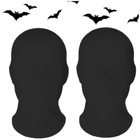 ZOSIGN Vollgesichtsmaske,Halloween Masken Vollgesichts,Vollgesichtsmaske Halloween,Atmungsaktive Vollkopfmaske, Unisex Gesichtslose Maske,für Halloween Party Kostüm Cosplay