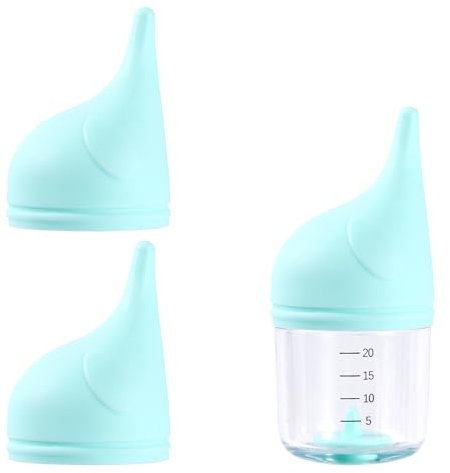 PEUTIER 20ml Kitten Bottles for Nursing, with 2pcs Silicone Nipple Replacement Anti-Choking Puppy Feeder Bottles Reusable Pet Feeding Kit for Newborn Cat Dog (Blue)