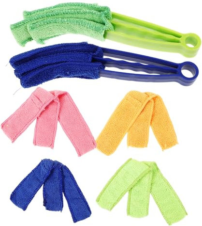 LOORGVEL 1satz Mini-blind-reinigungsbürsten Teiliges Reinigungswerkzeug Für Jalousien Fenster Und Lüftungsschlitze Abnehmbare Mikrofaser-bürsten Für Effektives Staubwischen Und Pflege