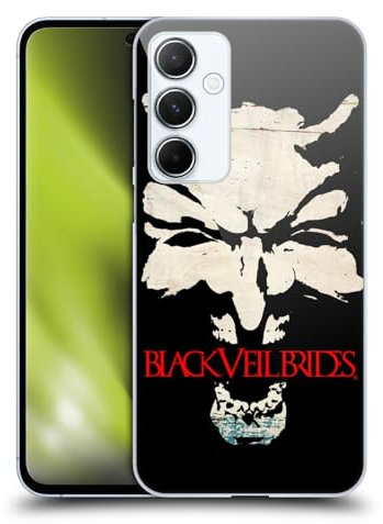 Head Case Designs Offizielle Black Veil Brides Teufel Art Kunst Der Band Harte Rueckseiten Handyhülle Hülle Huelle kompatibel mit Samsung Galaxy A55 5G