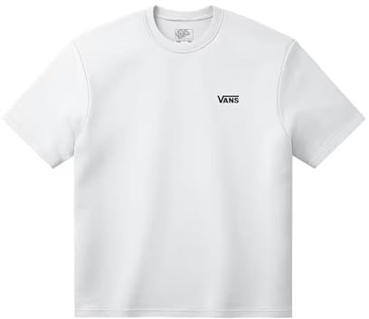 Vans Men's Left Chest Ss T-Shirt, White, S