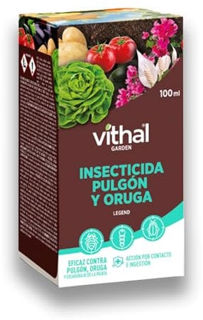 Insecticida Total Amplio Espectro en todo tipo de Plantas y Cultivos | LEGEND 100ml Deltametrina 2,5% | 100% Eficaz en cualquier plaga: Pulgon, Oruga, Tuta Absoluta, Polilla, Escarabajo | Nexum Market