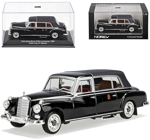 Mercedes-B 300d 300 D Landaulet 1960 Papst Vatikan 1/43 Norev Modell Auto Modellauto