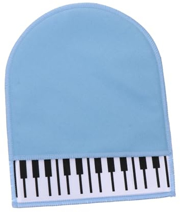 Piano Reinigungstuch aus Mikrofaser, Blau, 1 Stück | Lint Frei, Staubentfernd, Weiches Griffgefühl, für Klavier und Instrumente