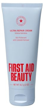 First Aid Beauty Ultra Repair Cream – Eczema Relief & Skin Barrier Repair Moisturizer with Colloidal Oatmeal & Ceramides, for Sensitive Dry Skin, Face & Body, 56.7g
