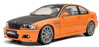 Solido 1:18 Maßstab BMW E46 M3 Coupe Works Orange 2000 Druckguss Modellauto - SKU S1806509