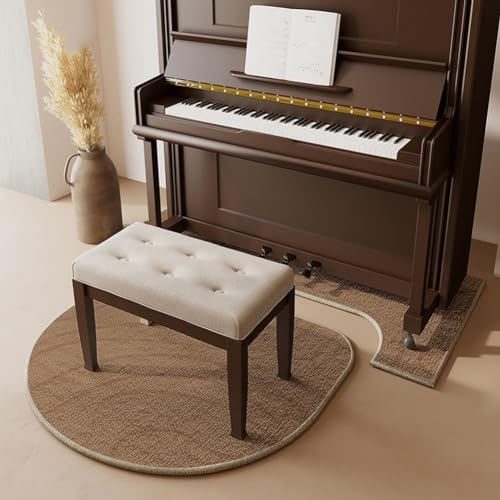 HDYNUZ Klavierteppich, Klavierteppich-Schutzmatte, schalldämmender Teppich, schallabsorbierende, stoßdämpfende Bodenmatte, wärmeisolierende Klavierteppichmatte(E,Piano rug70*160cm)