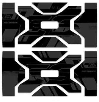Protezione Serbatoio Adesivi Per Vario R1200GS R1250GS Triple Black 2004-2024 Adesivo Custodia Scatole Laterali Valigie Borse Bagagli Protector Decal