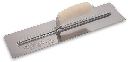 MARSHALLTOWN Stainless Steel Finishing Trowel, 10.2 x 30.5 cm, Made in USA, MXS13SS