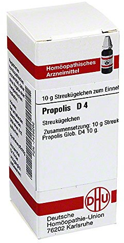 DHU Propolis D4 Streukügelchen, 10 g Globuli