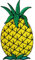 Bestickter Ananas-Aufnäher, zum Aufbügeln, für Kleidung, Tasche, Jacke, Obsthandwerk