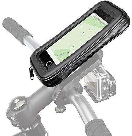 Scosche BM2N1 HANDLEIT PRO 2-IN-1 Bike Phone Mount with Protective Case for Mobile Devices and GoPro/Action Cameras