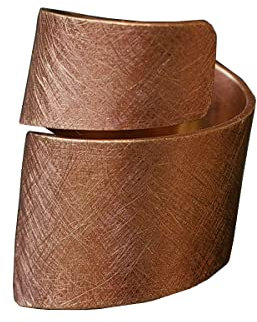 Spiralring Kupfer eismatt oder glatt