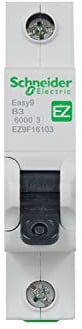 Schneider Electric Easy9 MCB EZ9F16103 Leitungsschutzschalter, 1-polig, Typ B, 6 kA, 3 A, 230 V