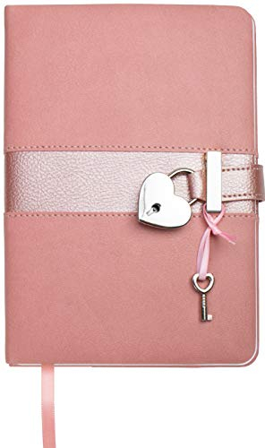Trötsch Tagebuch Matt & Shiny Rosa: mit Schloss und Schlüssel