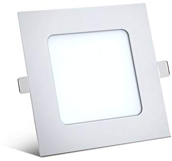 3w LED Slim Panel Einbauspot Einbaupanel Deckenleuchte Einbauleuchte einbau Eckig 9x9 cm Neutralweiß
