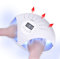 AIYIFU Machine à Vernis à Gel à Deux Mains 48w Lampe à LED pour Ongles LED UV pour Le Séchage des Pieds UV LED Sèche-Ongles avec 4 Réglages de Temps,