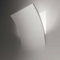 MAZZOLA LUCE Applique gesso da incasso lampada da parete vela a scomparsa su cartongesso bianca pitturabile 2xe14 led