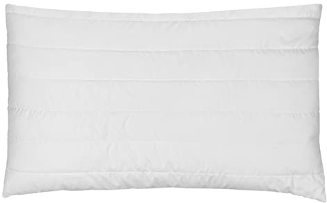 ZOLLNER nachhaltiges Kopfkissen - Made in Europe – Füllung aus GRS zertifizierten Polyester Hohlfasern – waschbar bis 60°C - 40x80 cm - Hotelqualität - Oeko Tex® Zertifiziert