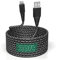 Cable de Carga para iPhone Largo 20FT/6M [Apple MFi Certified] Cable de Carga Extralargo Lightning para Apple iPhone 13/12/11/XR/XS Max/X/8/8 Plus/7/7Plus/6/6s/Plus/SE/5c/5s/5 Pad Air 2