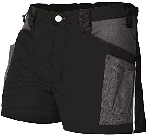 KÜBLER Workwear | KÜBLER ACTIVIQ Arbeitsshorts kurz | schwarz/anthrazit | Größe 54