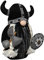 PW TOOLS Weihnachtszwerge Plüschpuppe - Handgemachte Gnomische Wikinger Gladiator Plüsch Elf Puppe Ornamente, 10,23 Zoll Weihnachtsdekoration Wohnkultur