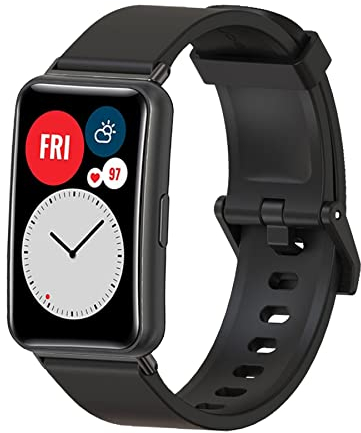 SenMore Silikonarmband Kompatibel mit Huawei Watch Fit/SE/New/Elegant Armband Weich, Bequem und Atmungsaktiv Damen Herren Ersatzarmband für Huawei Watch Fit SE/NEW/Elegant