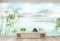 QEETapete Papier Peint Panoramique Paysage De Feuilles De Bambou Papier Peint Nature Intissé Murale Chambre Salon