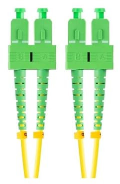 lanberg MONO SC/APC-SC/APC DUPLEX G657A1 LSZH GELBE FASERROHRE 15M