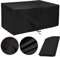 Gartentisch Abdeckung 160x90, Schutzhülle Gartentisch 160x90x70cm Abdeckplane für Gartenmöbel Schutzhülle Gartenmöbel Abdeckhaube Rechteckige Wasserdicht Winddicht Anti-UV -Schwarz (160x90x70cm)