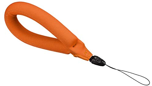 PATIKIL Floating Wrist Straps, Neoprene Waterproof Lightweight 250g Buoyancy Wristband Strap for Underwater Camera Swimming Snorkeling, Orange