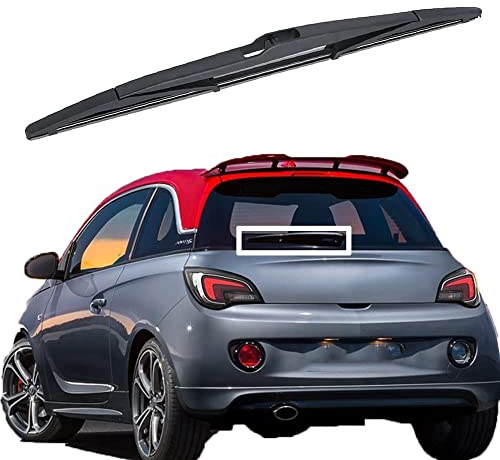 Scheibenwischer Hinten für Opel Adam 2012 2013 2014 2015 2016 2017 2018 2019, Heckscheiben Wischer Gummi Reinigungsfenster Ersatzteile