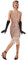 Robe de cocktail vintage années 1920 à franges Gatsby pour femme, rose, Taille M