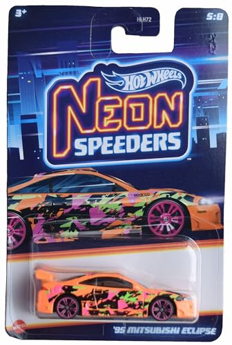 Hot Wheels '95 Mitsubishi Eclipse, Neon Speeders 5/8